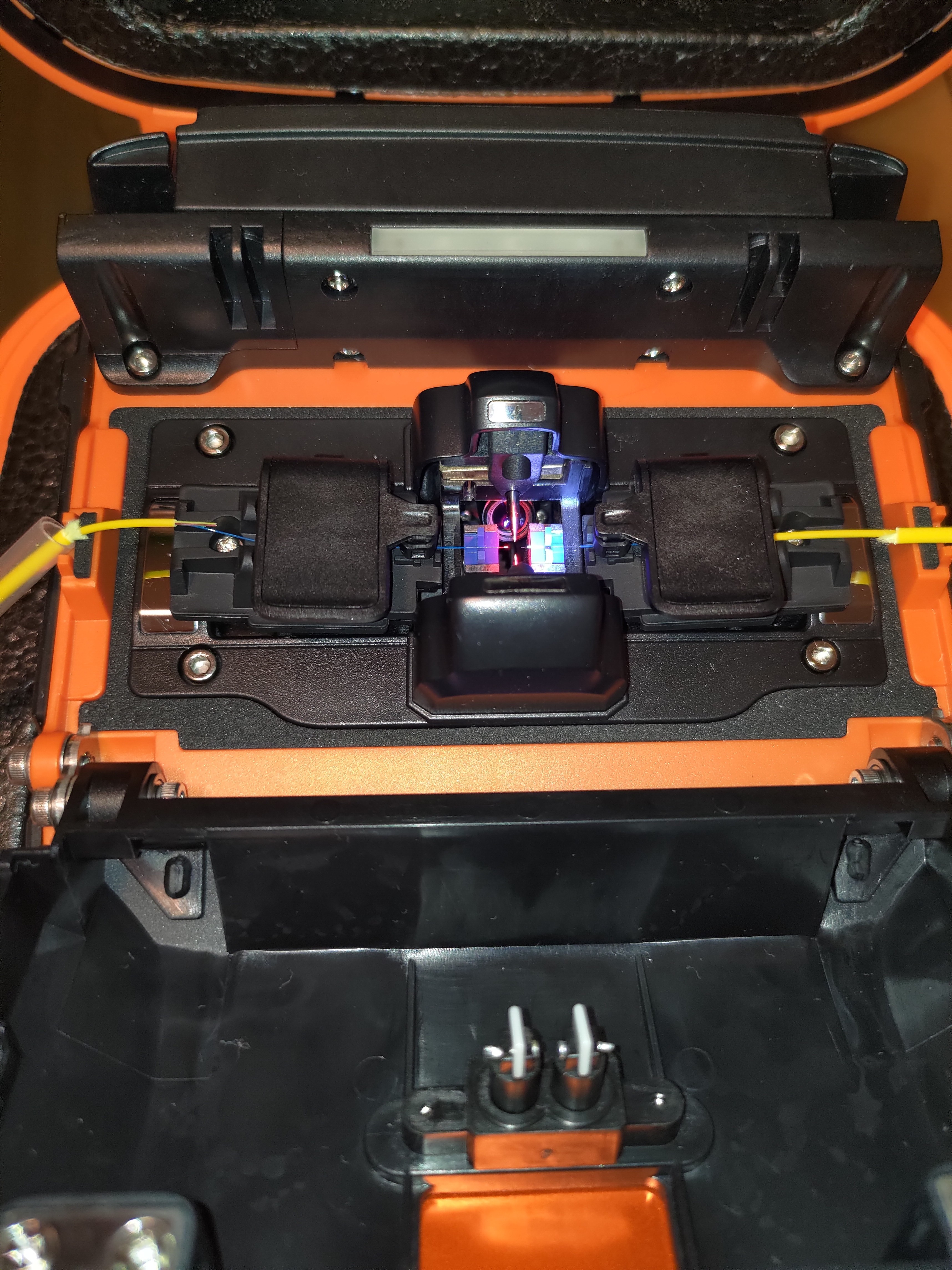 Fiber prepared for fusion